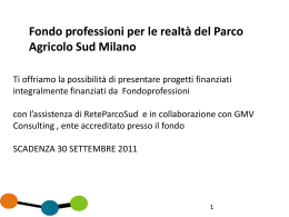 Presentazione_fondo_professioni_rps - ReteParcoSud