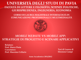 Apps - Cim - Università degli studi di Pavia