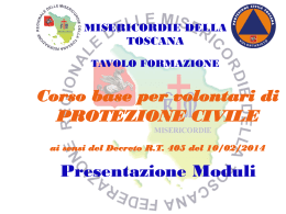 corsobase Toscana PC0 – Presentazione Moduli
