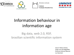 Information behaviour in information age