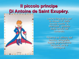 Il piccolo principe Di Antoine de Saint Exupéry.