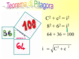 teorema di Pitagora