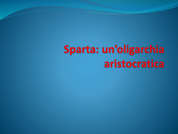 Sparta: un oligarchia aristocratica