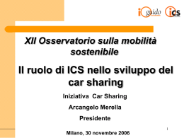 Osservatorio - ics car sharing