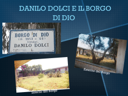 DANILO DOLCI_IL BORGO DI DIO
