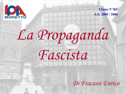 La propaganda fascista