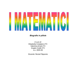 Diapositiva 1 - Benvenuti in Matematicando.org