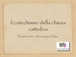 il catechismo della chiesa cattolica - Diocesi di Piacenza