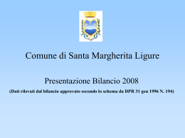 Totale Titolo I - Comune di Santa Margherita Ligure