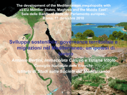 Diapositiva 1 - Istituto di Studi sulle Società del Mediterraneo