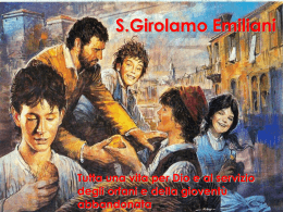 Diapositiva 1 - Istituto San Girolamo