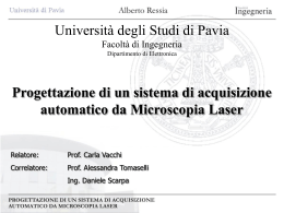 Diapositiva 1 - Università degli Studi di Pavia