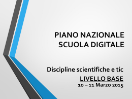 DISCIPLINE SCIENTIFICHE E TIC Formatore Margiotta Genoveffa (2).