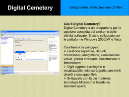 Digital Cemetery - Gerundocoop-servizi per Enti Locali e Aziende