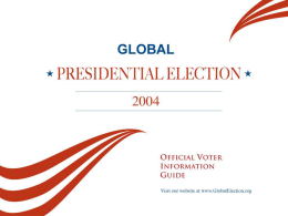 Click here to - global presidential election