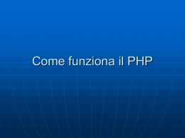 A cosa serve il motore PHP