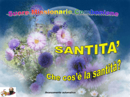 Santità Comboniana - Parrocchia Natività di Maria Santissima