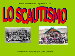Lo scautismo - Istituto Einaudi Lodi