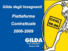 Piattaforma contrattuale 2006-2009