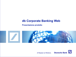 db Corporate Banking Web