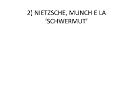 II) Nietzsche Munch e la malinconia
