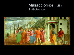 Masaccio(1401-1428) il tributo