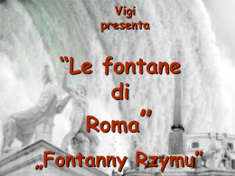 Fontane romane