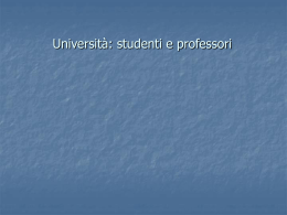 Università: studenti e professori - Sezione di Storia del diritto