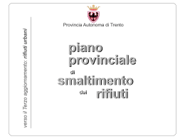 indirizzi strategici - Provincia autonoma di Trento