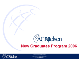 ACNielsen: New Graduates Program 2006