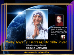 Madre Teresa e la Chiesa
