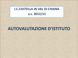 sintesi dei risultati - ISTITUTO COMPRENSIVO Civitella Val di Chiana