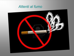 Attenti al fumo - Scuola Media di Piancavallo