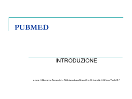 PUBMED - Università degli Studi di Urbino
