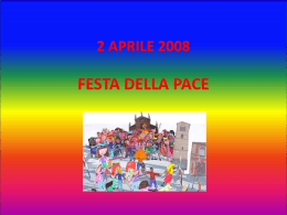 FESTA DELLA PACE - 2 APRILE