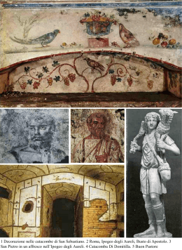 1 Decorazione nelle catacombe di San