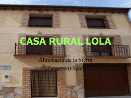 piano terra - Casa Rural Lola