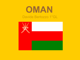 Oman - Ricerca di Davide Bertozzo