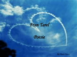 Fran Tarel Poesie