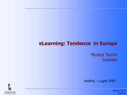 Il futuro dell`E-learning nei programmi europei