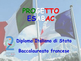 Progetto ESABAC