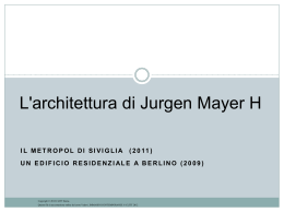 L`architettura di Jurgen Mayer H