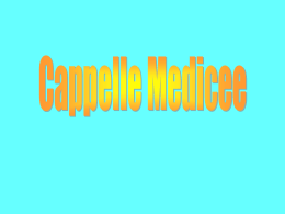 CAPPELLE MEDICEE - "Carlo d`Arco" e "Isabella d`Este"