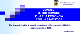 aggiornamento al 2012 - Provincia di Ravenna