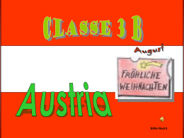 Classe 3° B: AUSTRIA