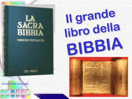 La Bibbia - Liceo Classico Linguistico Scienze Umane