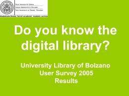 Do you know the digital library?