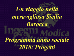Programma anno sociale 2010