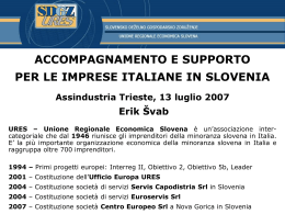 Nessun titolo diapositiva - Confindustria Venezia Giulia
