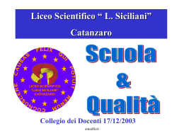 Liceo Scientifico “ L. Siciliani”